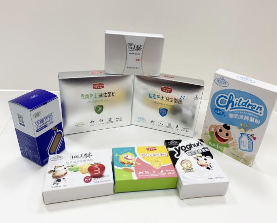 三角保健品包装盒、益生菌包装盒、酵素菌包装盒